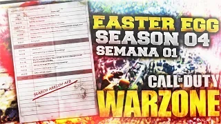 COMO COMPLETAR o NOVO EASTER EGG SEMANAL do COD WARZONE! (SEMANA 01)