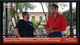 240513 - Entrevistamos Ricardo Cruz Y Celis Jiménez , candidato a Diputado Fed Dtto.01 Huauchinango