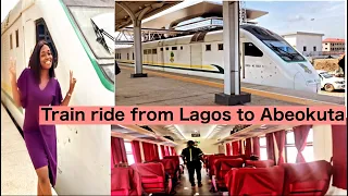 TRAIN RIDE EXPERIENCE FROM LAGOS TO ABEOKUTA IN NIGERIA (MUST WATCH )