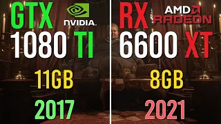 GTX 1080 Ti vs. RX 6600 XT | Test in 1440p | in 2021