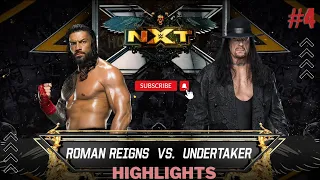 WWE 2K23 NXT GOLD ROMAN VS UNDERTAKER Gameplay Walkthrough FULL GAME [4K 60FPS PC] - No Commentary
