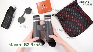 Maven B2 9x45 Binoculars review | Optics Trade Reviews