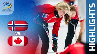 NORWAY  v CANADA - Semi-final game highlights - LGT World Women’s Curling Championship 2023