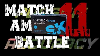 CZ 457 MTR; MATCH AMMO TEST 11 ( SK BIATHLON SPORT  )