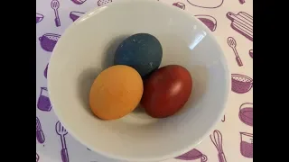 Huevos de Pascua con tintes naturales🐇🥚