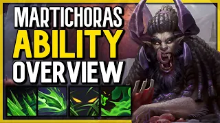 MARTICHORAS ABILITY OVERVIEW | SMITE's New Hunter Is SO UNIQUE!