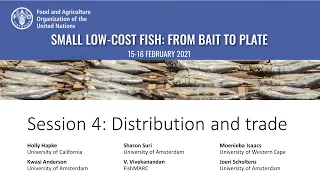 Small Fish Seminar Session 4: Distribution and trade