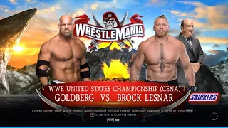 FULL MATCH — Goldberg vs. Brock Lesnar — Universal Title Match: WrestleMania 33