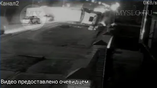 Момент жуткого ДТП в Тульской области попал на видео