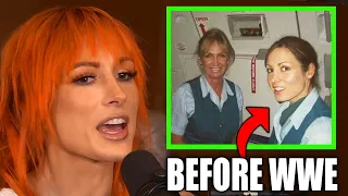 BECKY LYNCH REFLECTS ON BEING A FLIGHT ATTENDANT BEFORE WWE STARDOM