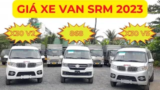 Giá xe van SRM X30 - SRM 868 2023 CÙNG NHIỀU ƯU ĐÃI || XE VAN CHỞ HÀNG THÀNH PHỐ 24/24