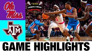 Texas A&M vs Ole Miss Highlights | NCAA Men's Basketball | 2024 College Basketball