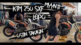 KTM 250 SXF - MYYNTI..LEIPO..OSTIN TAKASIN