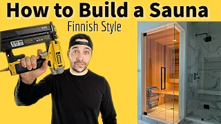 How to build a Sauna (Finnish Style) + Cost to Build
