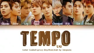 EXO (엑소) - TEMPO (템포) LYRICS (Color Coded Eng/Rom/Han/가사)