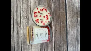 Making Peppermint Candy Candle For The Holidays!