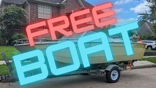 Free Boat Restoration -1974 Thunderbird T190 - Episode 1