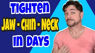 EASY Face Yoga Tutorial For Lifting The NECK, JAW, & CHIN | Chris Gibson