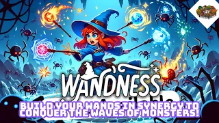 Build Your Wands In Synergy To Conquer The Waves Of Monsters! | Wandness