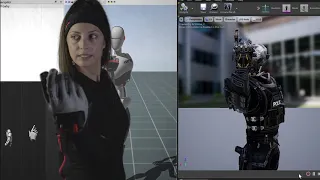 Motion Capture Demo in Unreal with Xsens and Manus