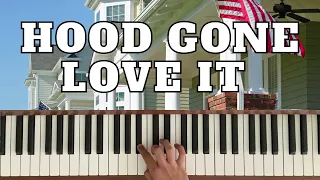 Piano tutorial : Hood Gone Love It Kendrick Lamar