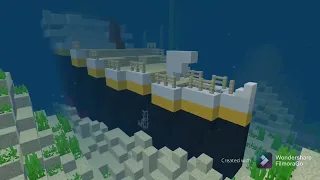 Minecraft titanic bow wreck 1912