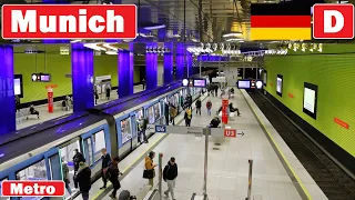 D - Munich metro / München U-Bahn 2019
