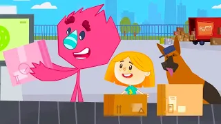 Катя и Эф. Куда-угодно-дверь - Коробка Приключений - Развивающий мультфильм для детей