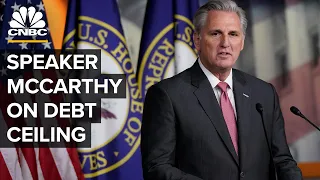 LIVE: House Speaker Kevin McCarthy delivers remarks on the debit ceiling — 02/06/23