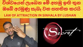 විශ්වයෙන් ලැබෙන මේ අහඹු ඉඟි තුන ඔබේ අරමුණු සැබෑ වන සහතික කරයි : Law Of Attraction In Sinhala