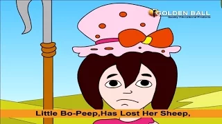 Little Bo Peep Has Lost Her Sheep Nursery Rhyme - English Rhymes For Babies | Kids Songs