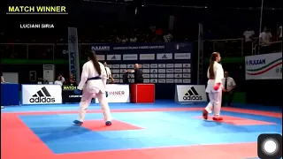 film dei campionati italiani juniores karate 2022... Luciani Siria