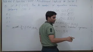 Let A = {1, 2, 3}. Then number of equivalence relations containing (1, 2) is (A) 1 (B) 2 (C) 3 (D) 4