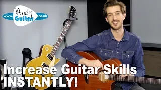 5 tips to INSTANTLY up your GUITAR skill level