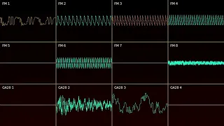 Rise of the Triad - Goin' Down the Fast Way (YM2151 + Irem GA20 Cover) (Oscilloscope View)