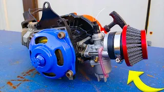 HOW to restore a pocket bike Engine Full process Restoration