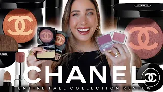 CHANEL FALL 2023 : ENTIRE COLLECTION REVIEW || BLUSH SWATCHES, COMPARISONS + MAKEUP LOOK