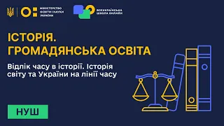 Історія. Громадянська освіта. Відлік часу в історії. Історія світу та України на лінії часу