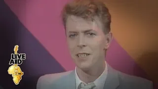 David Bowie - Interview (Live Aid 1985)