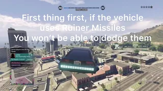 GTA 5 online:How to dodge missiles on a Deluxo