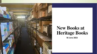 New Books at Heritage Books 18 June 2023 - JG0315