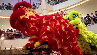 Full performance of Acrobatic Lion dance  2024 at Midvalley Megamall🦁