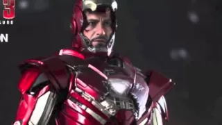Iron Man 3 Hot Toys Mark XXXIII Silver Centurion Armor 1/6 Scale Movie Figure Pics & Details!