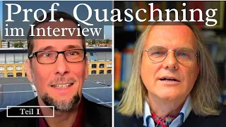 Prof. Quaschning im Interview: Kernenergie, Windenergie, Speicher (Teil 1)