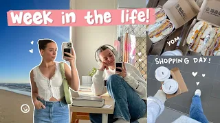 [weekly vlog] feeling like you're falling behind in your twenties, shopping & reading