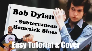Subterranean Homesick Blues Bob Dylan Cover Tutorial
