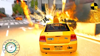 GTA 4 Crazy Taxi Crashes Ep.14