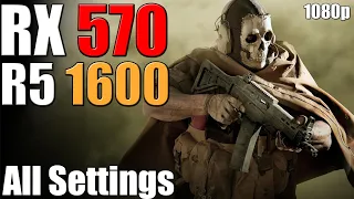 Call Of Duty Warzone | RX 570 + Ryzen 5 1600 | High - Medium - Low | 1080p
