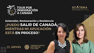 ¿Puedo salir de Canadá mientras mi aplicación está en proceso? | Tour por Inmigración