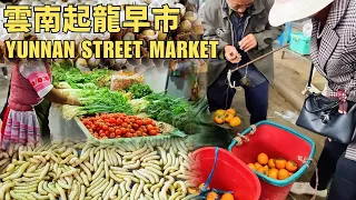 Local Farmer Market in Remote Yunan, Mengzi | China Street Market